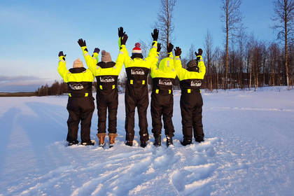 Volunteers in Schwedisch Lappland